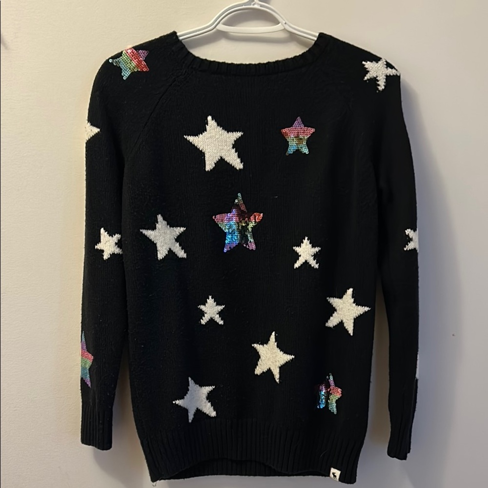Black Star Patterned Sweater junior 16-15